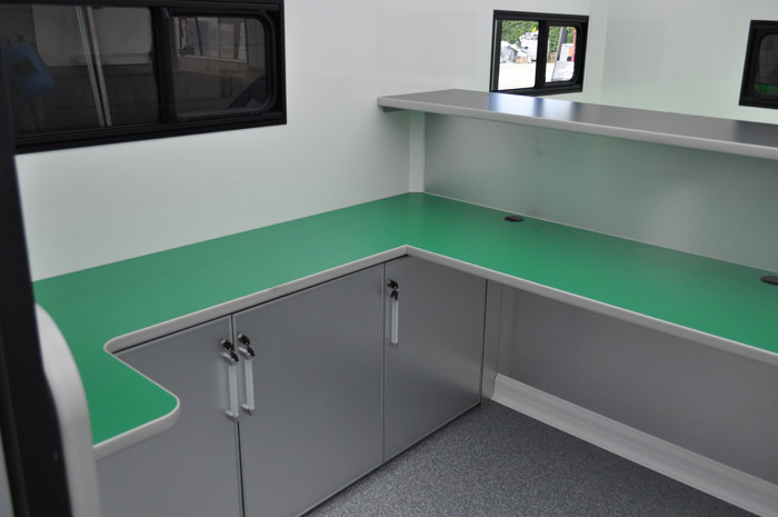 CVS mobile communication office interior