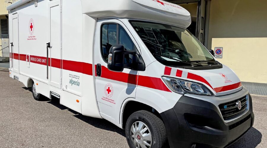 ambulatorio mobile polidiagnostico croce rossa alto adige CVS